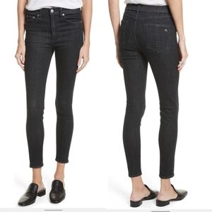 Rag & Bone High Waisted Skinny Jeans